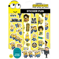 Minions  50 個貼紙 | 5張 | 獎勵貼紙｜ 封口貼