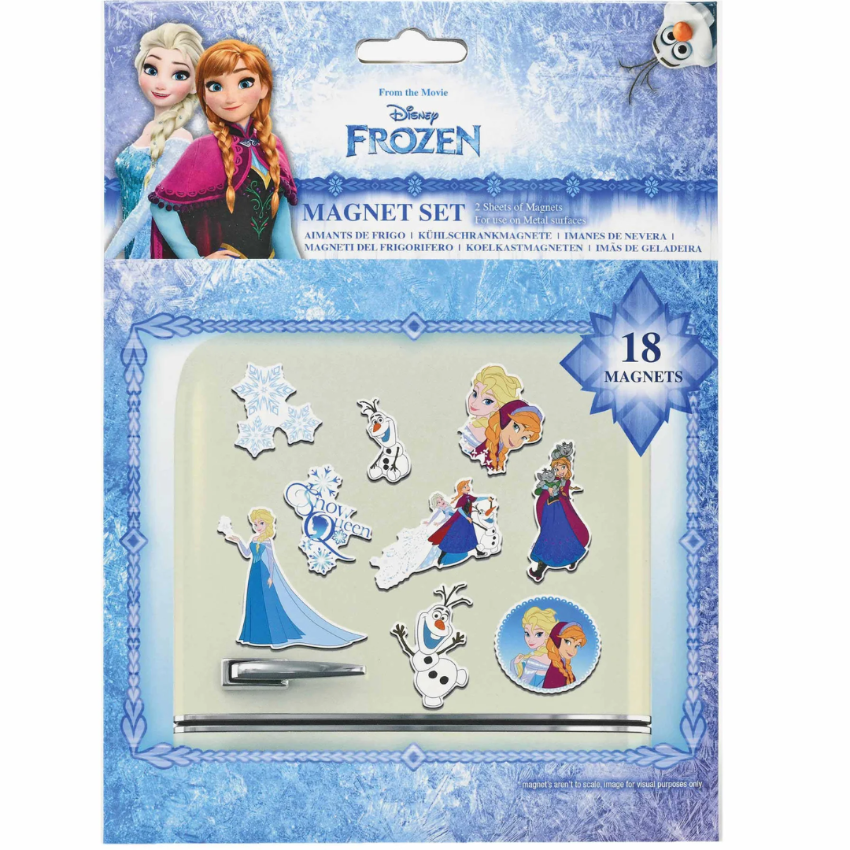 【冰雪奇缘磁石貼紙】Frozen Magnet Set |18Magnets | 磁力遊戲 | 兒童小遊戲 