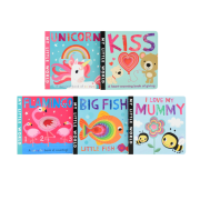 My Little World (Unicorn)5 Books | Big Fish,Flamingo,Love Mummy,Kiss,Unicorn| 幼兒硬皮書｜親子閲讀