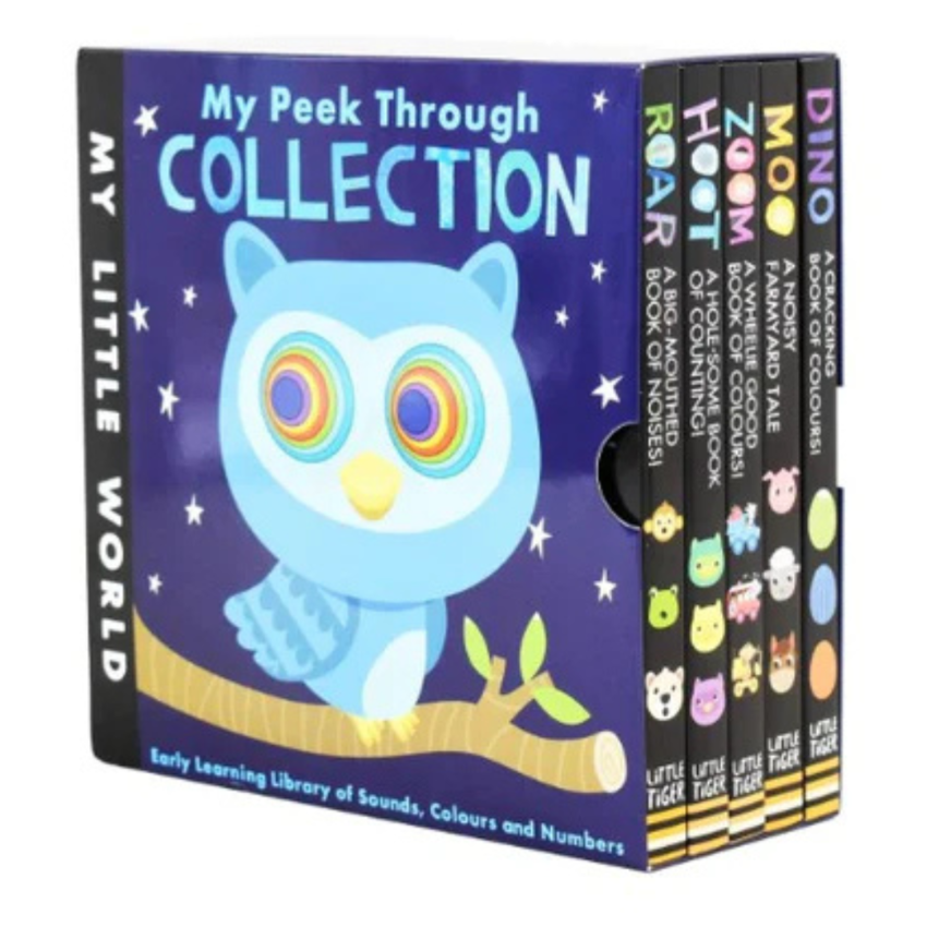 My Little World (Owl) 5 Books |  My Peek Through | 幼兒硬皮書｜親子閲讀 