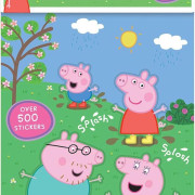 Peppa Pig 500張+ 獎勵貼紙 | 兒童卡通貼紙書 節日禮物包裝 ｜封口貼