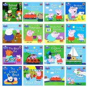 【2023年最新版】紅色 Peppa Pig - The Amazing Collection Red Box 英文原版繪本 50冊  | Ladybird