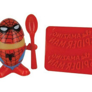 Marvel Comic Spiderman Egg Cup & Toast Cutter | 可愛 蜘蛛俠 蛋杯+麵包 字母模具 