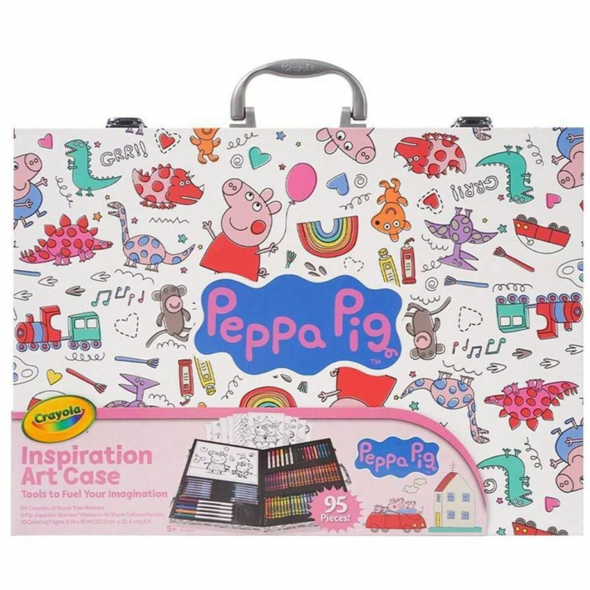 【最強生日禮物】Crayola Peppa Pig Inspiration Art Case 95 Pcs 顏色筆套裝