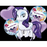 【派對氣球】My Little Pony 氣球-（5個）Rarity 紫悅Party Balloon｜兒童派對氣球｜裝飾｜生日派對佈置｜Rainbow Dash