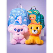 Smiggle  【0.3kg 超輕護脊】Lion 小獅子 6L 護脊書包 26 cm兒童背囊｜綠色 | 幼兒書包｜兒童旅行袋 