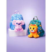 Smiggle  【0.3kg 超輕護脊】Lion 小獅子 6L 護脊書包 26 cm兒童背囊｜綠色 | 幼兒書包｜兒童旅行袋 