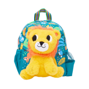 Smiggle  【0.3kg 超輕護脊】Lion 小獅子 6L 護脊書包 26 cm兒童背囊｜綠色 | 幼兒書包｜兒童旅行袋 