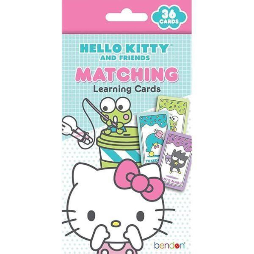 學習卡- Hello Kitty and Friends | Matching 配對游戲 - 36 張 | 兒童啓蒙 | 記憶學習卡 | 游戲卡 | 親子游戲 