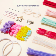 Mideer - Chenille Stem Craft Cellection 200 Pcs| 女生 頭飾 玩具 | 兒童創意 DIY禮物 |  送禮首選 |  生日禮物 聖誕禮物