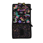 Smiggle  Cat | 可愛貓貓 | 閃閃 銀包 Wallet｜黑色 | 生日禮物｜兒童錢包 錢袋｜旅行必備